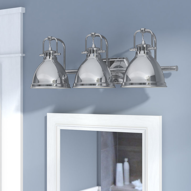 Beachcrest Home Bodalla 3Light Metal Vanity Light & Reviews Wayfair